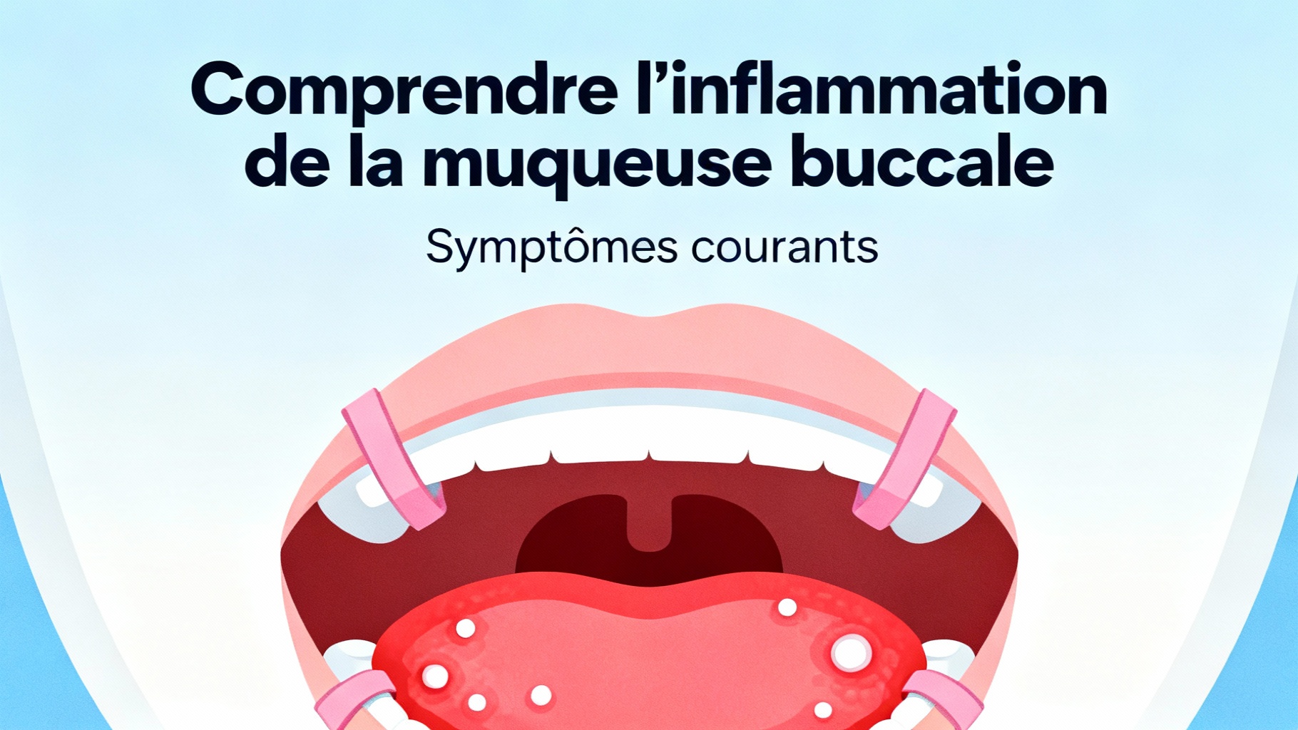Comprendre l'inflammation de la muqueuse buccale 1 Symptômes courants