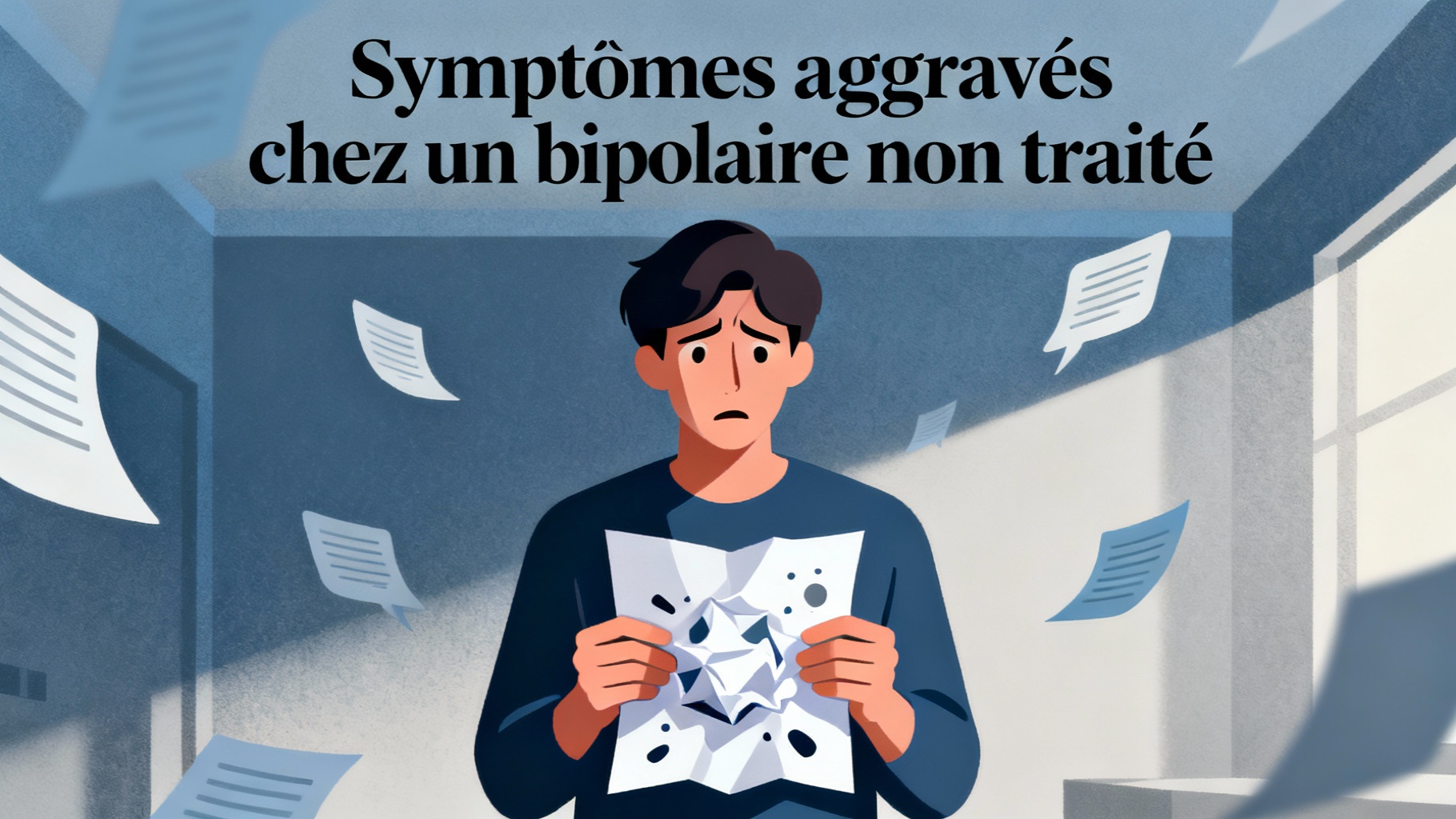 Symptômes aggravés chez un bipolaire non traité