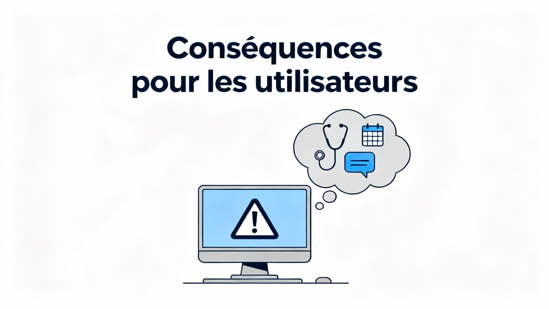 Conséquences pour les utilisateurs