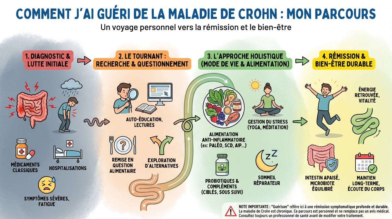 Comment j'ai guéri de la maladie de crohn : mon parcours 1 Les changements clés dans ma vie