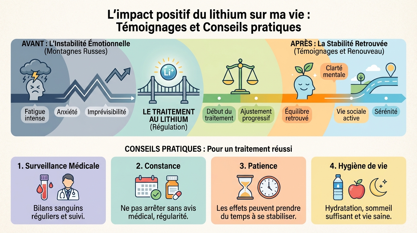 Comment le lithium a changé ma vie : témoignages et conseils 1 Les bienfaits et risques du lithium