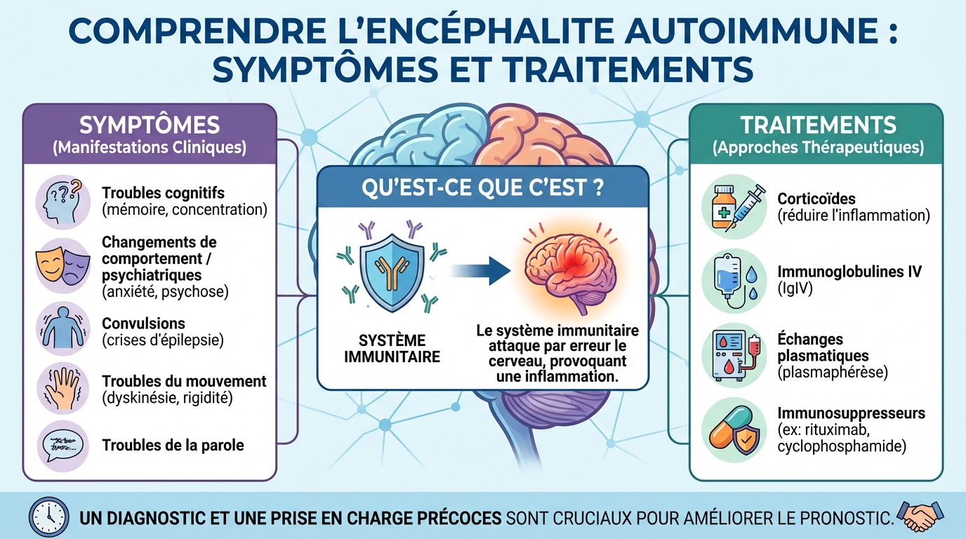 Comprendre l'encéphalite autoimmune : symptômes et traitements 1 Causes et facteurs de risque