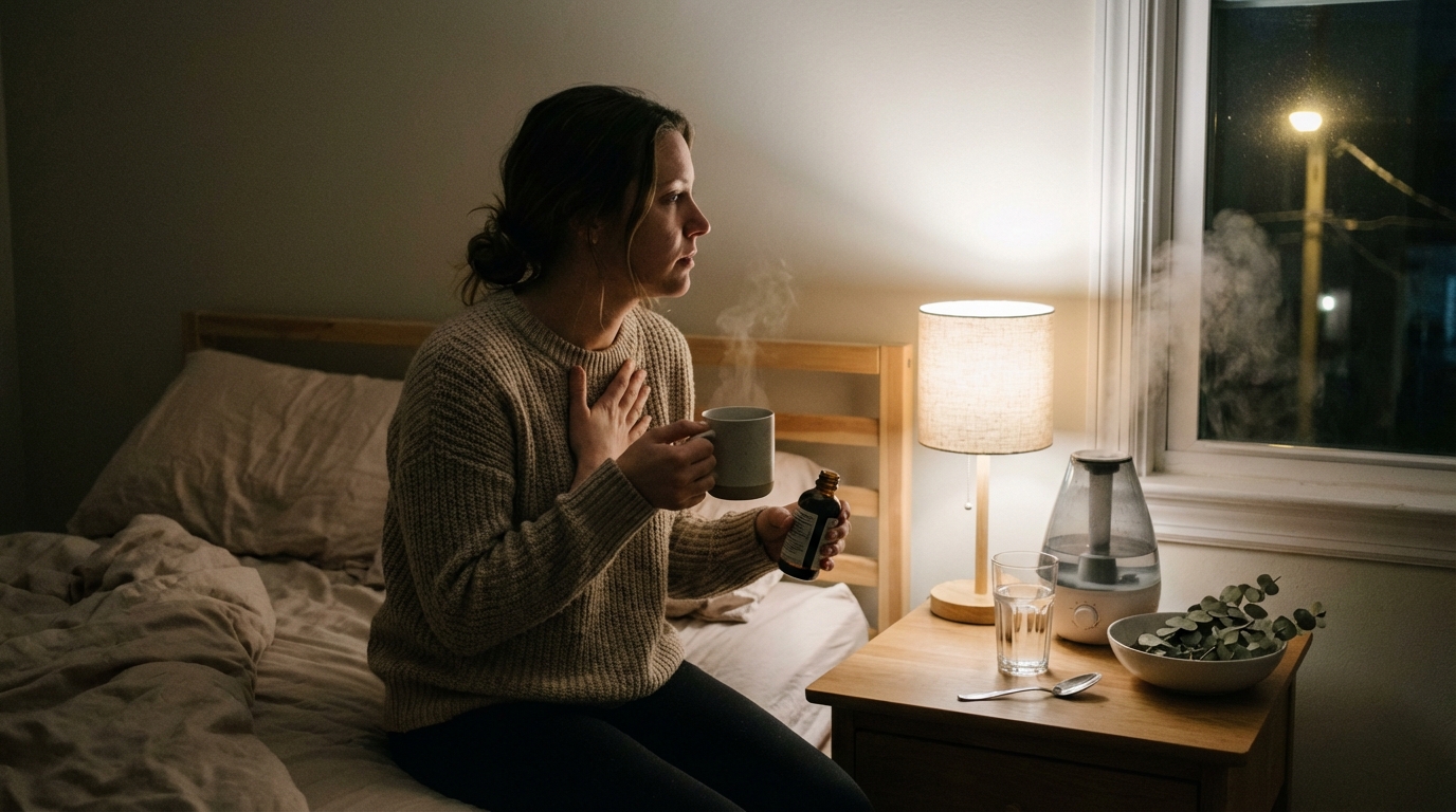 Impossible de dormir tellement je tousse : solutions efficaces