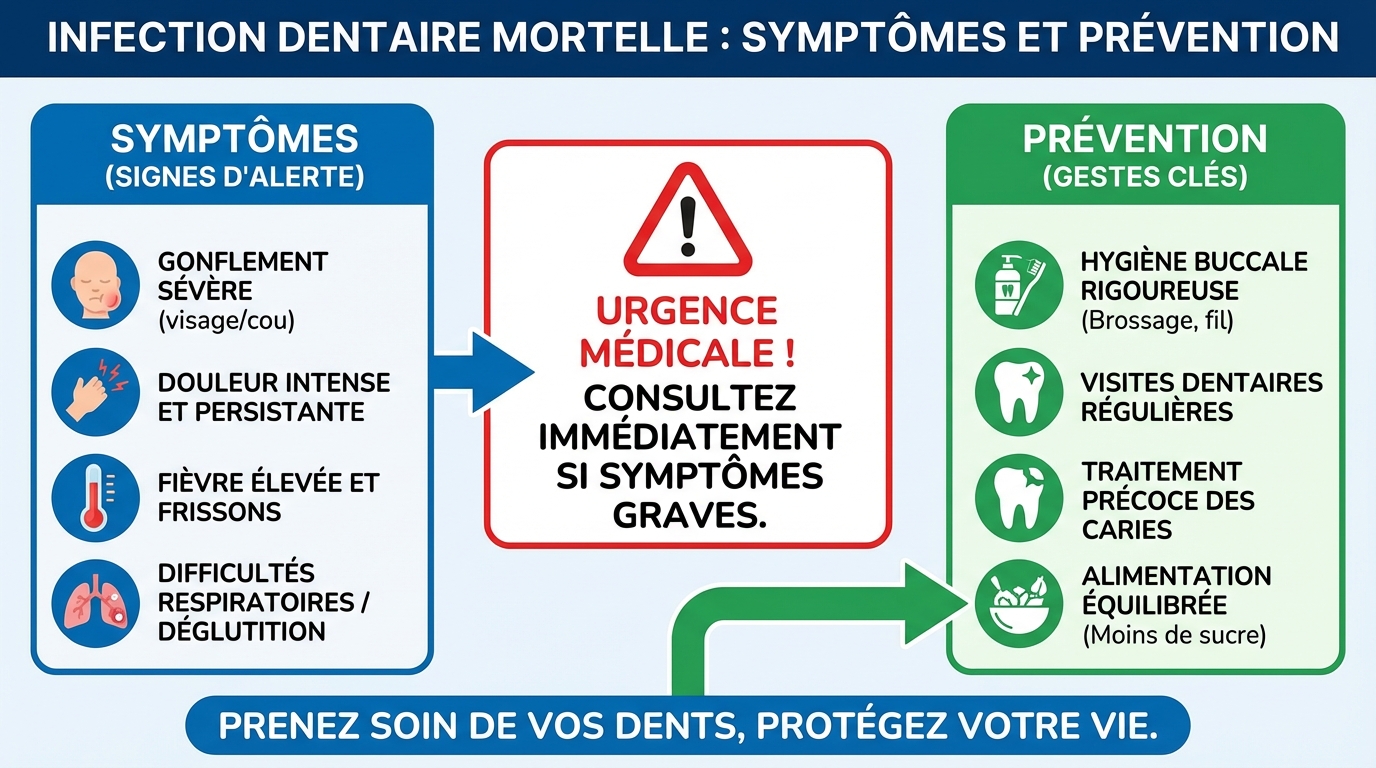 Causes d'une infection dentaire