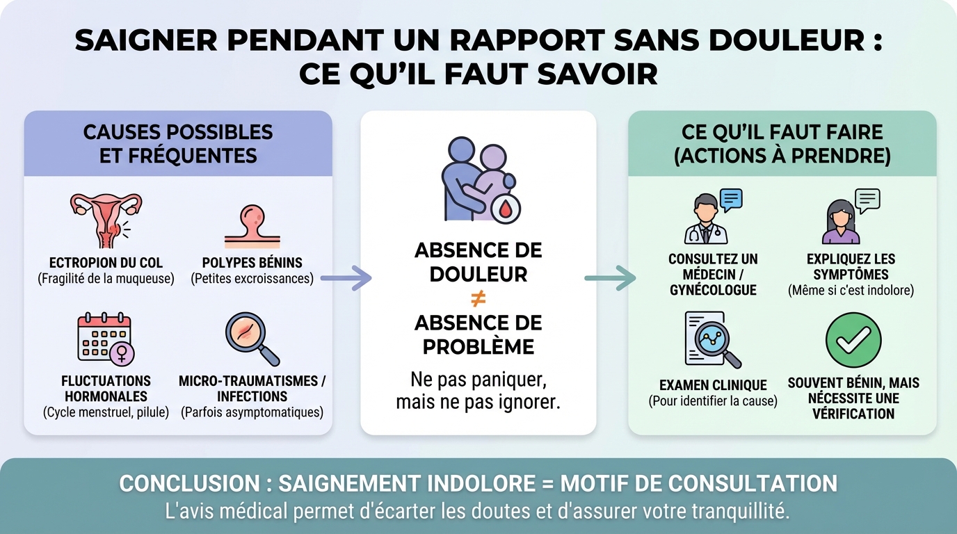 Saigner pendant un rapport sans douleur : ce qu'il faut savoir 1 Comment gérer le saignement pendant un rapport
