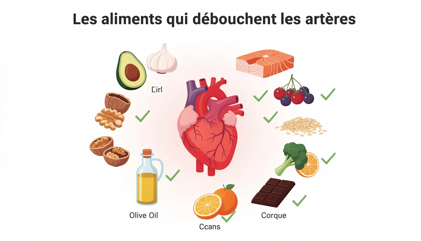 Alimentation pour déboucher les artères : 10 aliments efficaces 1 Les aliments qui débouchent les artères