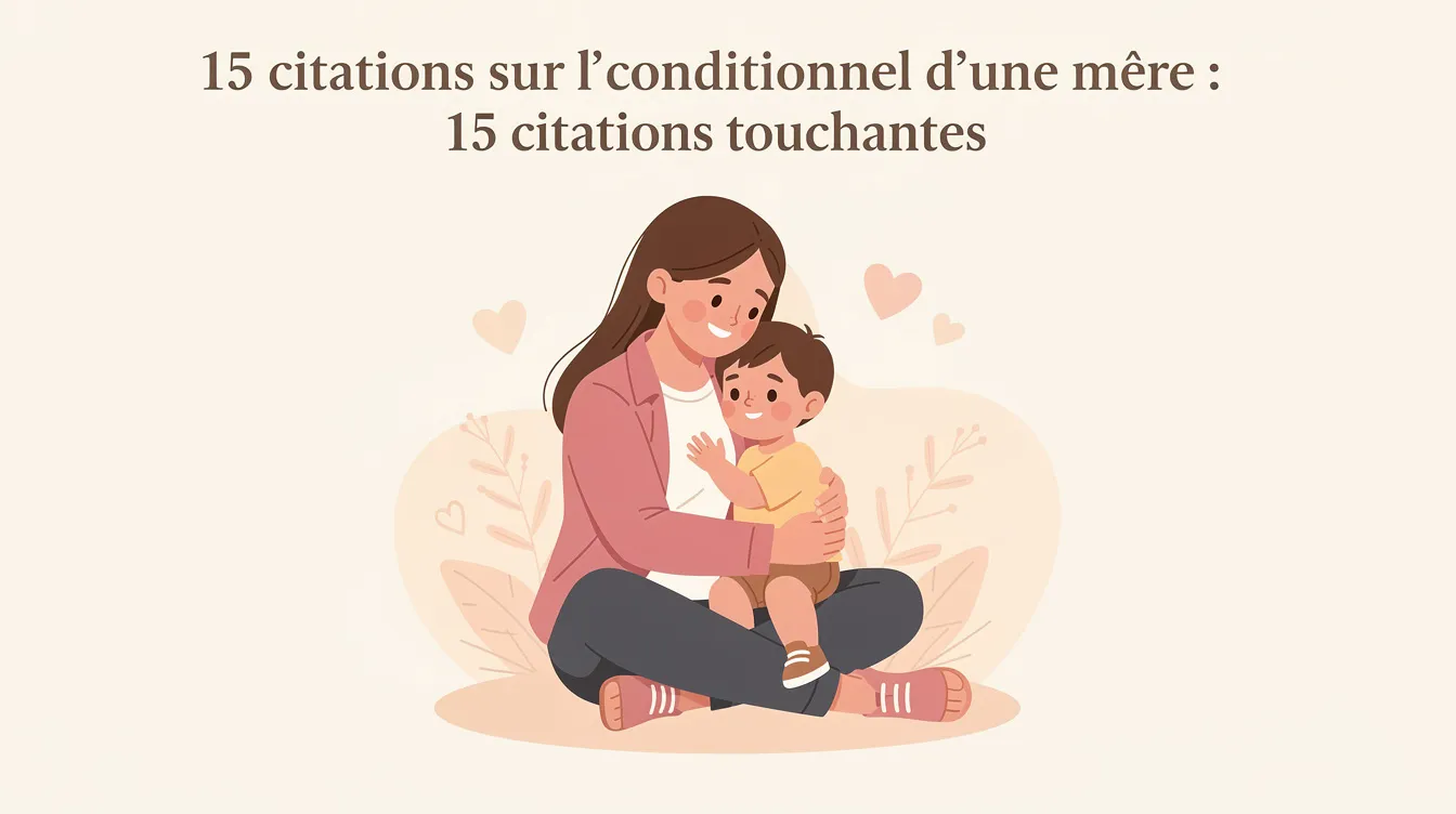 L'amour inconditionnel d'une mère : 15 citations touchantes 1 15 citations sur l'amour inconditionnel d'une mère