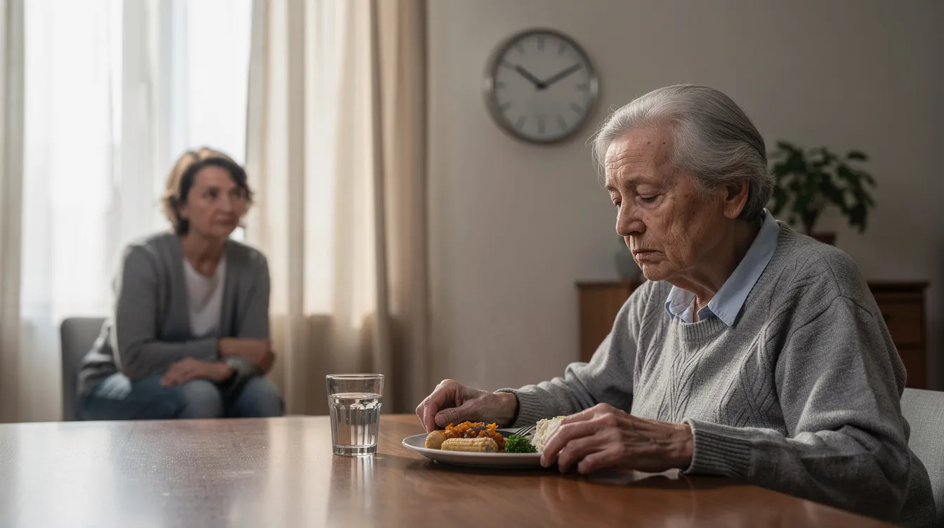 Personne âgée qui ne veut plus manger : combien de temps ?