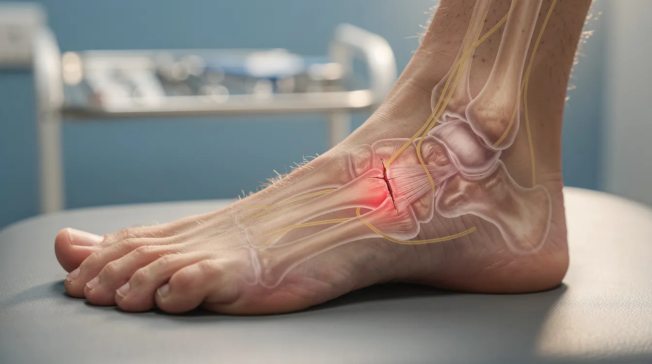 Douleur sur le côté extérieur du pied : comprendre le nerf sural 1 Différencier entre névralgie, tendinite et fracture