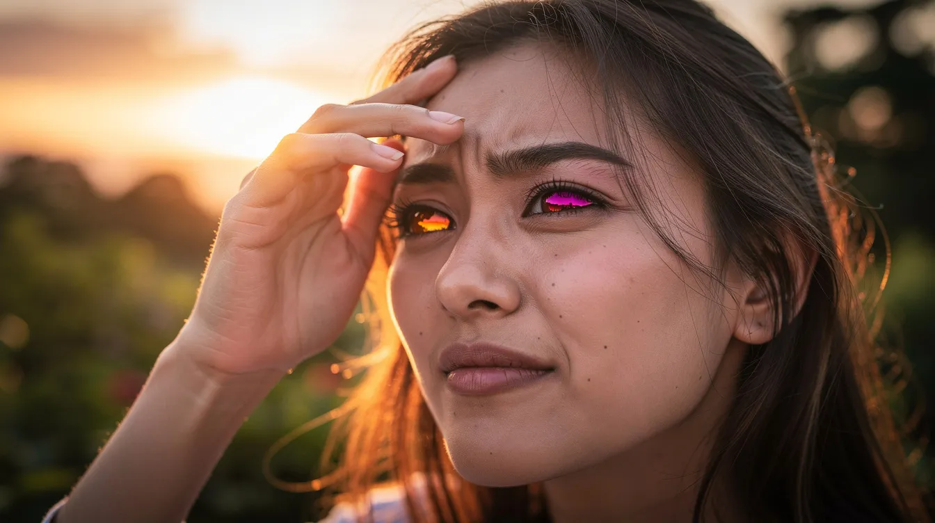 Sensation d'éblouissement dans les yeux : causes et solutions